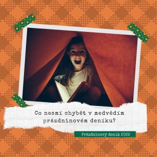 Malí medvědi se chystají vydat svůj vlastní prázdninový deník! 🐻📖 Jak bude vypadat? A co v něm bude? Tak to prosím zatím...